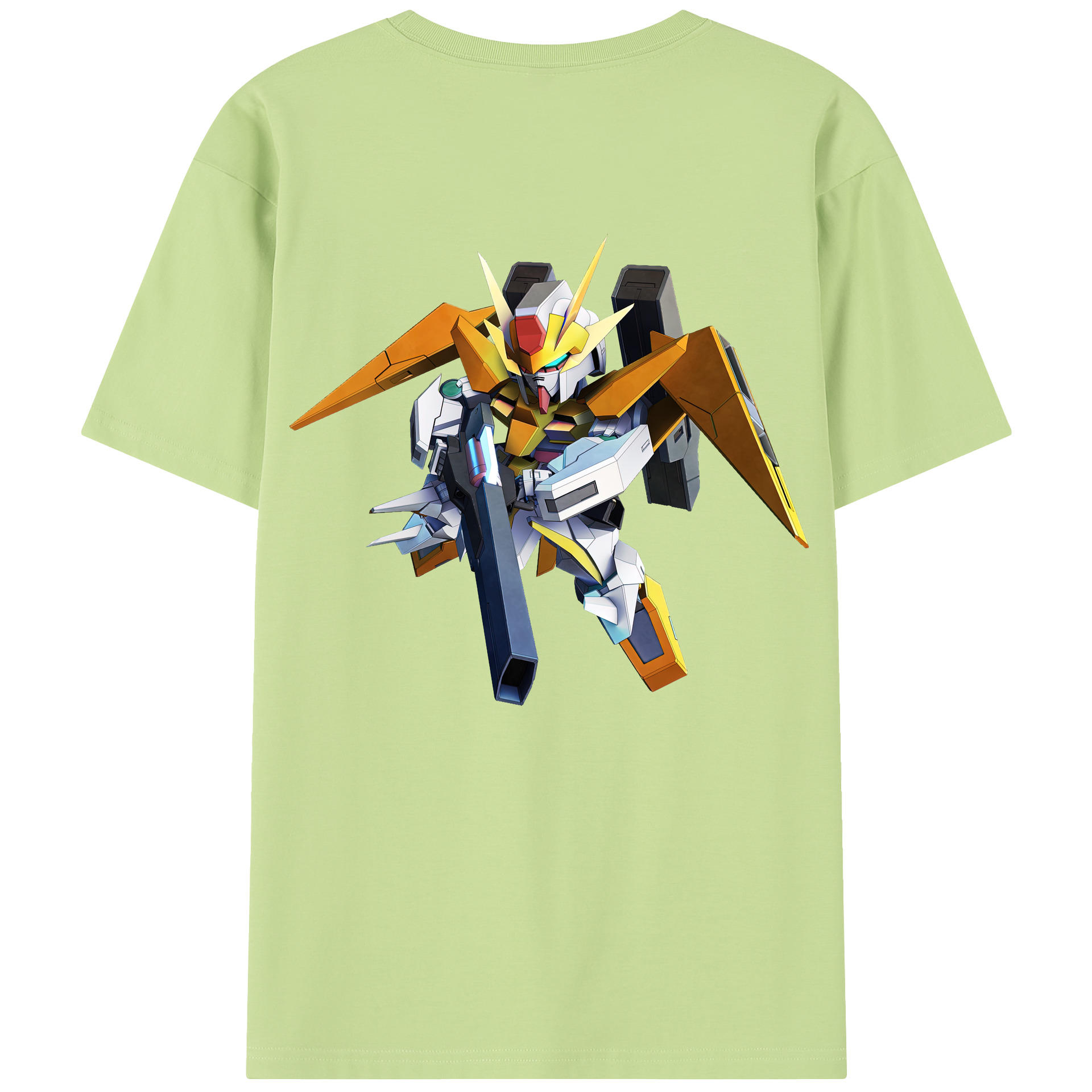 （画像用） 機動戦士ガンダム Mobile Suit Gundam 綿100％半袖Tシャツ（背面プリント）
